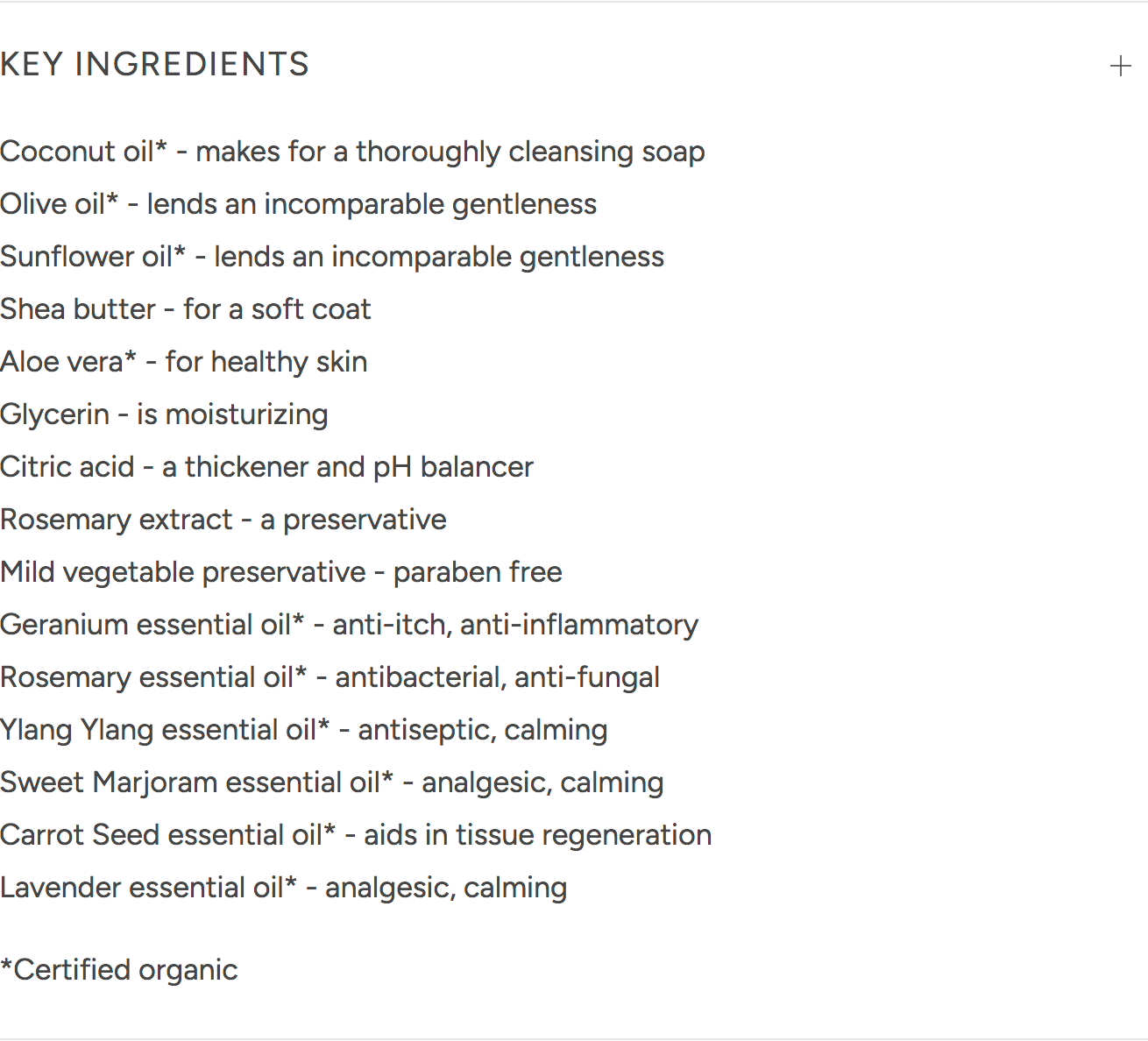 BLACK SHEEP ORGANICS LAVENDER & GERANIUM DOG SHAMPOO