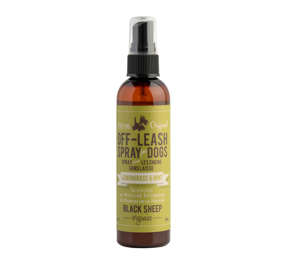 BLACK SHEEP ORGANICS LEMONGRASS & MINT OFF-LEASH DOG SPRAY