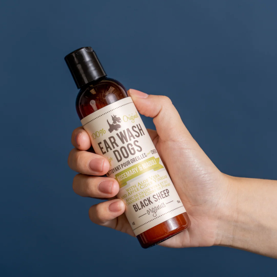 BLACK SHEEP ORGANICS ROSEMARY & NIAOULI DOG EAR WASH